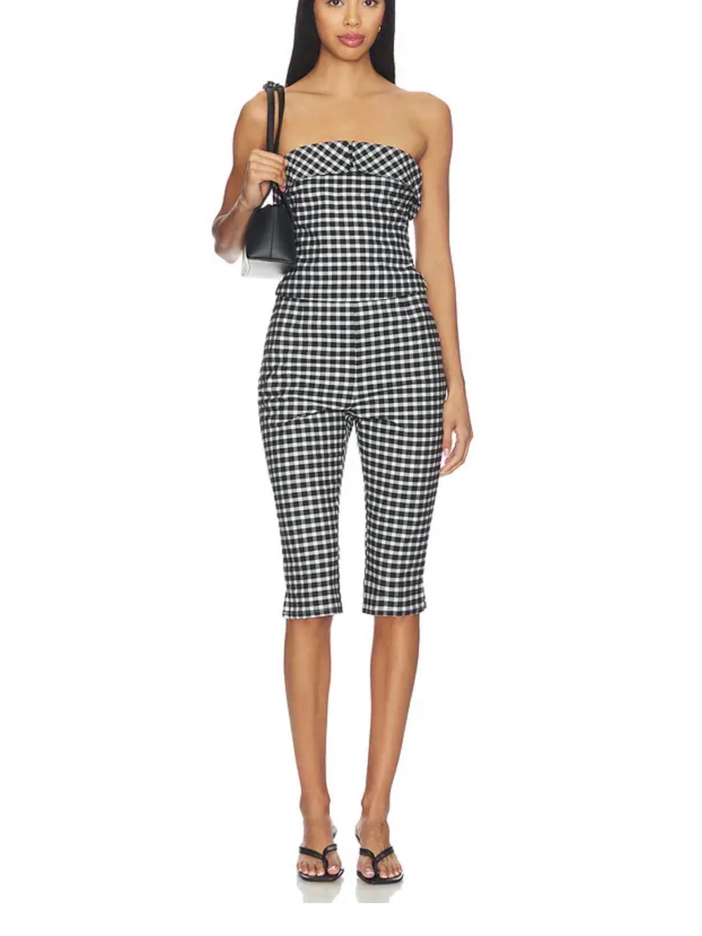 Posse Black & White Gingham Set